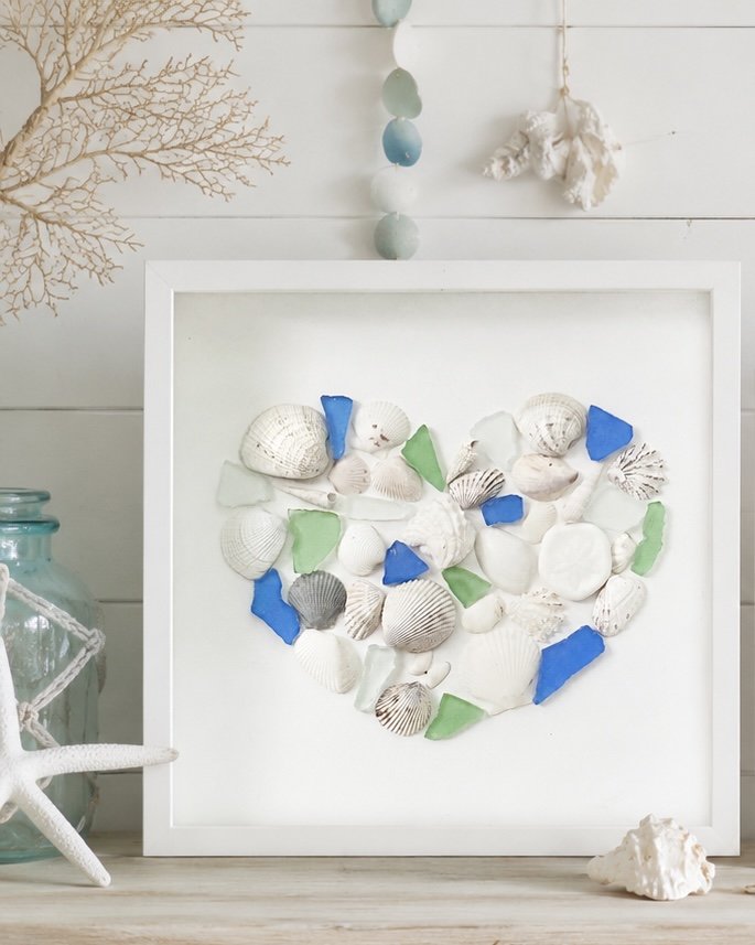 “Heart of Seashells” art